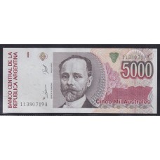 ARGENTINA COL. 720 BILLETE DE 5000 AUSTRALES DE GRAN CALIDAD